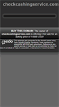 Mobile Screenshot of checkcashingservice.com